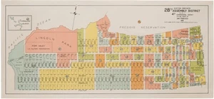 1916 voting map of the Richmond District, with Sea Cliff, Lake St, and Presidio. - Picture 1 of 1