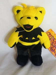 Grateful Dead King Bee 7" Bean Bear Plush Stuffed Animal Liquid Blue Tag - Picture 1 of 6
