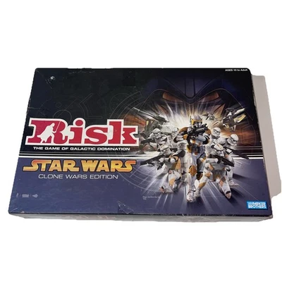 RISK STAR WARS CLONE WARS Edition The Game of Galactic Domination by PARKER 2005 - Image 1 of 4