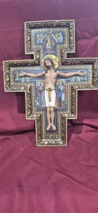 Three-Dimensional San Damiano Cross Crucified Jesus Catholic Religion Read - Picture 1 of 3
