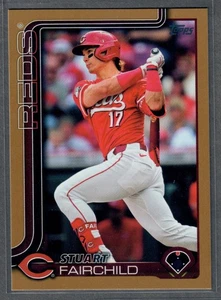 2025 Topps Serie 2 Stuart Fairchild Oro #/2025 Rojos Bravos SP - Imagen 1 de 2