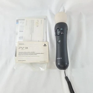 Controlador de movimiento Sony PlayStation PS3 OEM negro CECH-ZCM1U probado - Imagen 1 de 7