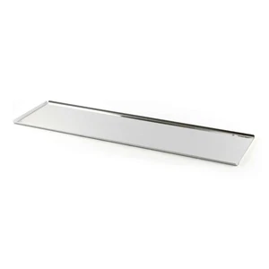 Vassoio 70x20 cm per Pasticceria / Bar / Gastronomia in Acciaio Inox | Vetrina - Foto 1 di 1
