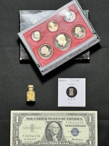 U.S. Coin & Currency Mix Lot – Includes Real Silver & Gold - U.S. Proof Set 🔥 - Picture 1 of 2