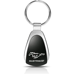 , INC Officially Licensed Black Teardrop Key Chain for Mustang GT - Picture 1 of 5