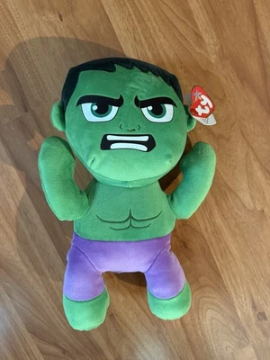 Marvel TY Beanie Baby - The Hulk - Image 1 of 4