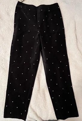 Calças femininas David Brooks Holiday, tamanho 8 comprimento no tornozelo - Imagem 1 de 3