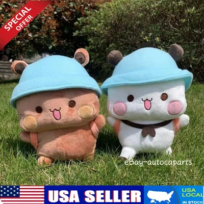 Set of 2 Cartoon Panda Bear Bubu and Dudu Panda Cute Doll Stuffed Soft - Image 1 of 4