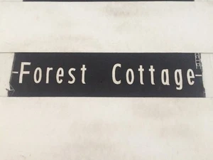 Cheshire Linen Vintage Bus Blind Mar1980 30"- Forest Cottage - Picture 1 of 1