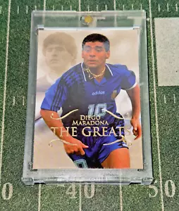 2011 Futera Unique Football Diego Maradona The Greats GOLD #175 SP GOAT📈🔥 - Picture 1 of 2