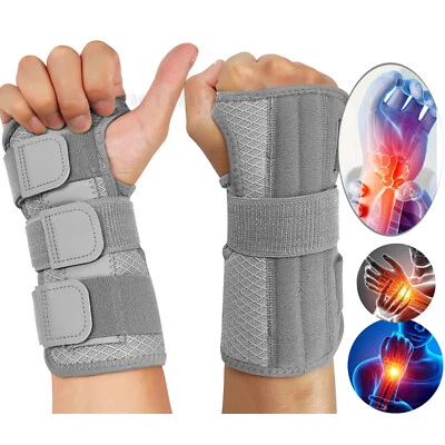 Wrist Support Brace Night Sleep Carpal Tunnel Arthritis Sprain Left / Right Hand - Image 1 of 4