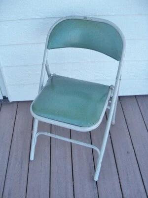One MCM Shwayder Bros. Samson Samsonite Folding Chair Iconic Green Color - Image 1 of 4