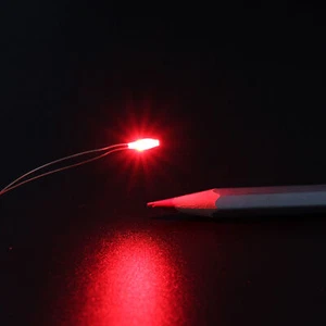30pcs Pre-wired Micro Litz Wire SMD LED 0603 Red Light Resin Cover Waterproof - Picture 1 of 6