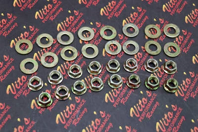 16 x Tuercas de rueda Vito's YAMAHA Raptor Banshee Arandelas de buje delanteras traseras tuercas NUEVO Foto 1 de 2