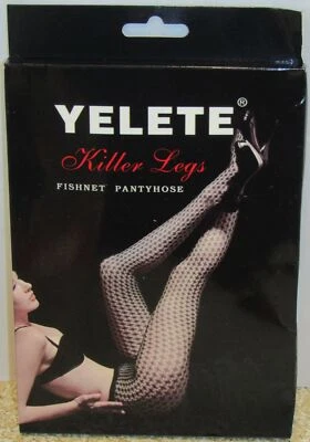 NEW Yelete Killer Legs Fishnet Pantyhose One Size - Image 1 of 3