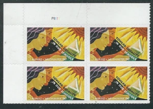 Scott #4201...41 Cent...Toward Equality in Schools...Plate Block - Picture 1 of 1