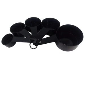 Plastic Kitchen Measuring Cups & Spoons 10pcs Set Baking Bakery Cakes Cooking - Picture 1 of 8