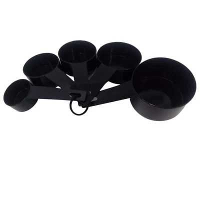 Plastic Kitchen Measuring Cups & Spoons 10pcs Set Baking Bakery Cakes Cooking - Image 1 of 4