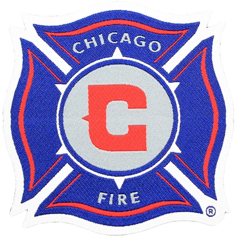 Chicago Fire Primary Soccer Team Crest Pro-Weave Jersey MLS Futbol Patch Cover