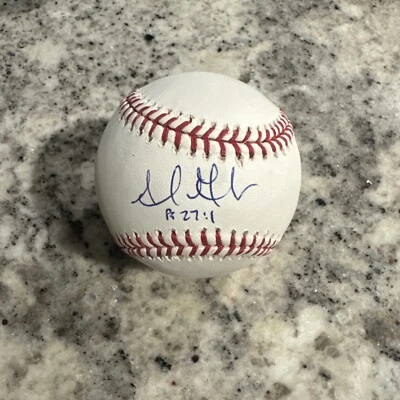 Balón Oficial Autenticado MLB de Béisbol Autografiado Firmado por Adrián González Foto 1 de 4