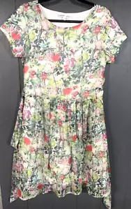 DownEast Dress Floral Lined Garden Party Romantic Whimsical Countryside Sz M - Picture 1 of 11