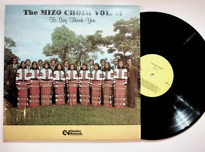 Mizo Choir Vol II Christian Gospel Vinyl Rare Mizoram Tribal Hymns CNEC 1978 VG+ - Image 1 of 2