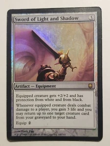 1x Magic the Gathering MTG Sword of Light and Shadow Darksteel FOIL HP x1 - Picture 1 of 5