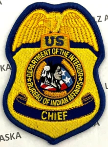 PARCHE JEFE DE POLICÍA DEPARTAMENTO DEL INTERIOR OFICINA DE ASUNTOS INDIOS (NC) - Imagen 1 de 2