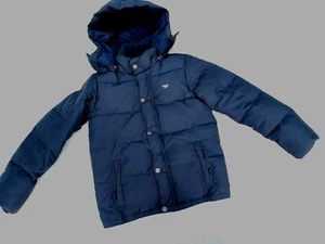 ARMANI JUNIOR Boys Navy Blue Lightly Padded Coat ~ Age 12 YRS .SEE DESCRIPTION - Picture 1 of 9