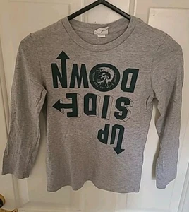 Boys Diesel Grey Long Sleeve Top Age 6 Years Genuine - Picture 1 of 8