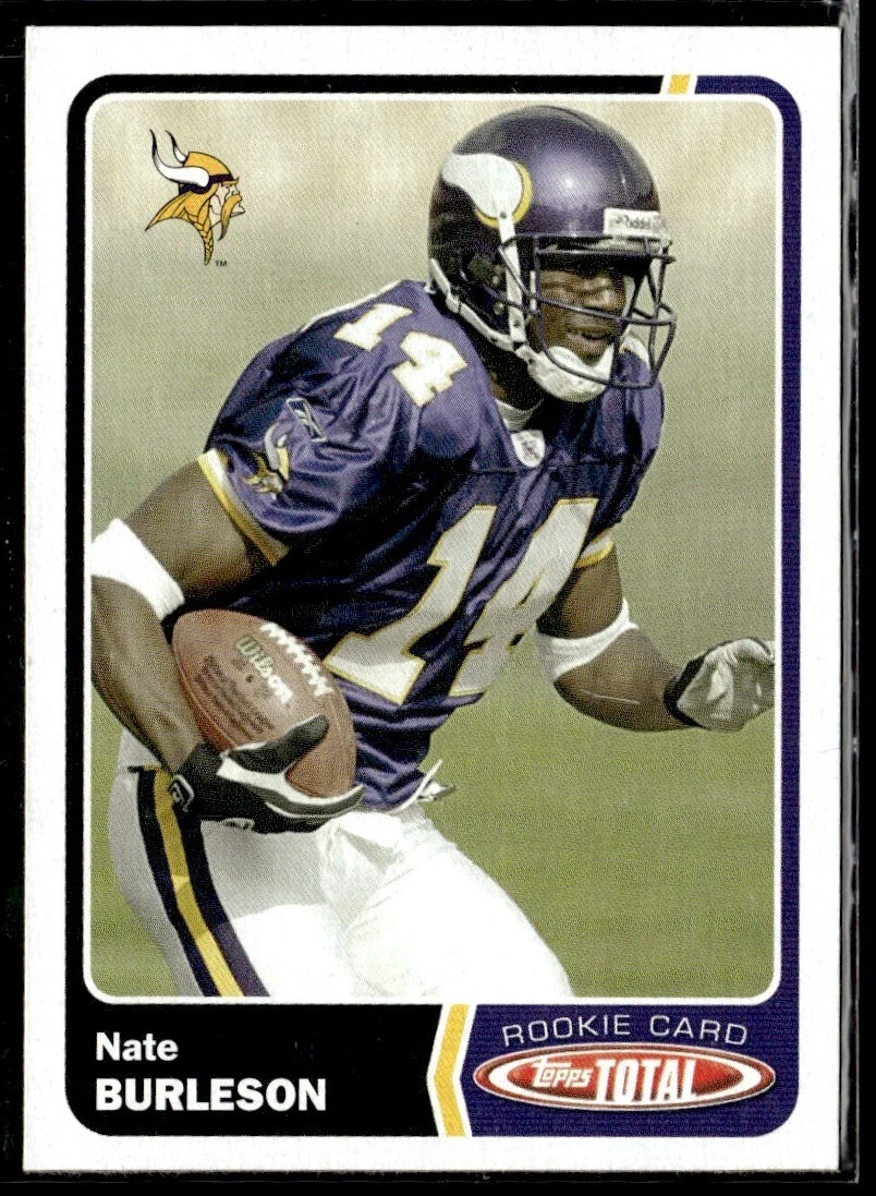 2003 Topps Total Nate Burleson Rookie Minnesota Vikings #481