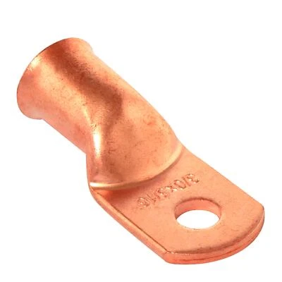 5pcs 3/0 AWG 5/16" Copper Wire Ring Terminal Crimp Welding Cable Lug Connectors - Image 1 of 4