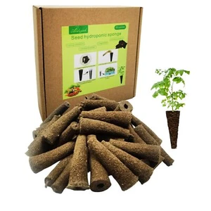 50 hydroponic sponges, Seed Root Growth Sponge, Plant Germination kit, Suitab... - Picture 1 of 7