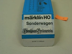 Märklin Scatola Vuota Per Carro Speciale Forsthaus Breitenstein Del 12 1989 (4) - Imagen 1 de 3