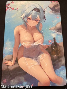 Matchmaker Spicy Waifu NSFW A5 Size Card Board Eula Genshin Impact Hot Spring - Bild 1 von 3