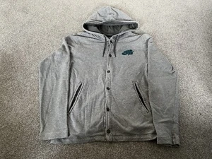 Vintage Nike SB Jacke Hoodie 3D Logo Gr. Medium Grau Knopfleiste Selten Skater - Bild 1 von 9