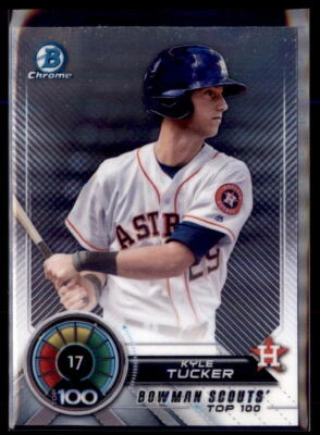 2018 Bowman Top 100 Kyle Tucker Houston Astros #BTP-17 - Image 1 of 2