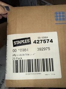 Jiffylite Luftpolsterversandtaschen, Nr. 4, Kraftpapier Selbstversiegelnd, 9,5 x 13,5 Zoll - Packung/25 Versandtaschen - Bild 1 von 5