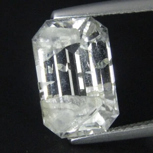 Morganita color blanco 100 % natural 7,15 quilates especioso 13,4 x 8,6 mm corte esmeralda - Imagen 1 de 4