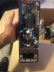 Marvel Black Panther Titan Hero Series 12 Inch Action Figure Hasbro Avengers D52 - Picture 1 of 4