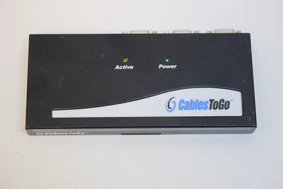 Cables TO GO Model 29550 2 VGA Video Splitter Extender 2 Ports - Image 1 of 4