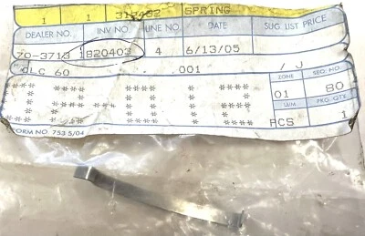 JOHNSON EVINRUDE 312482 0312482 CHOKE KNOB SPRING CLIP Fits 9.5HP 64 to 73 NEW - Image 1 of 2