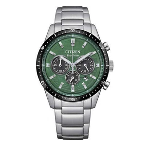 Orologio Citizen Crono39 in acciaio quadrante verde CA4624-56X - Foto 1 di 1
