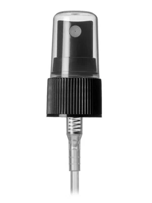 Pulverizador de niebla fina acanalado 20/410 NEGRO con tapa de capucha 5,3" TUBO DE INMERSIÓN "bolsa de 50" Foto 1 de 2