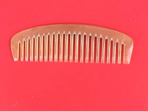 "PEINE DE CUERNO DE BUEY DENTADO ANCHO ROMO DURADERO SIN MANGO - ¡PARA CABELLO GRUESO! - Imagen 1 de 1