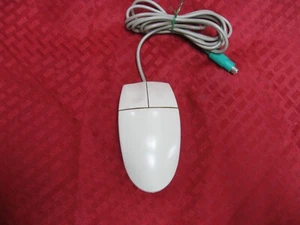 Vintage 2-Button Wired PC Mouse 6-Pin mini-DIN PS/2 Connector M-S34 5182-8864 - Picture 1 of 5