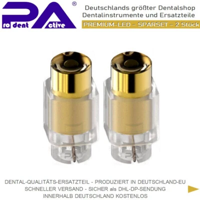 GEEIGNET FÜR DIE VERWENDUNG BEI W&H LED kompatibel W&H EA-40LT - EA-50LT - FA-51LT - led bulb │SPARPAKET – 2 Stück ¹