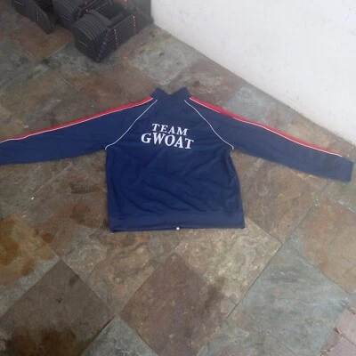 CLARESSA GWOAT SHIELDS Team Gwoat ATHLETIC EXERCISE GYM WORKOUT JACKET Size L   - Image 1 of 4