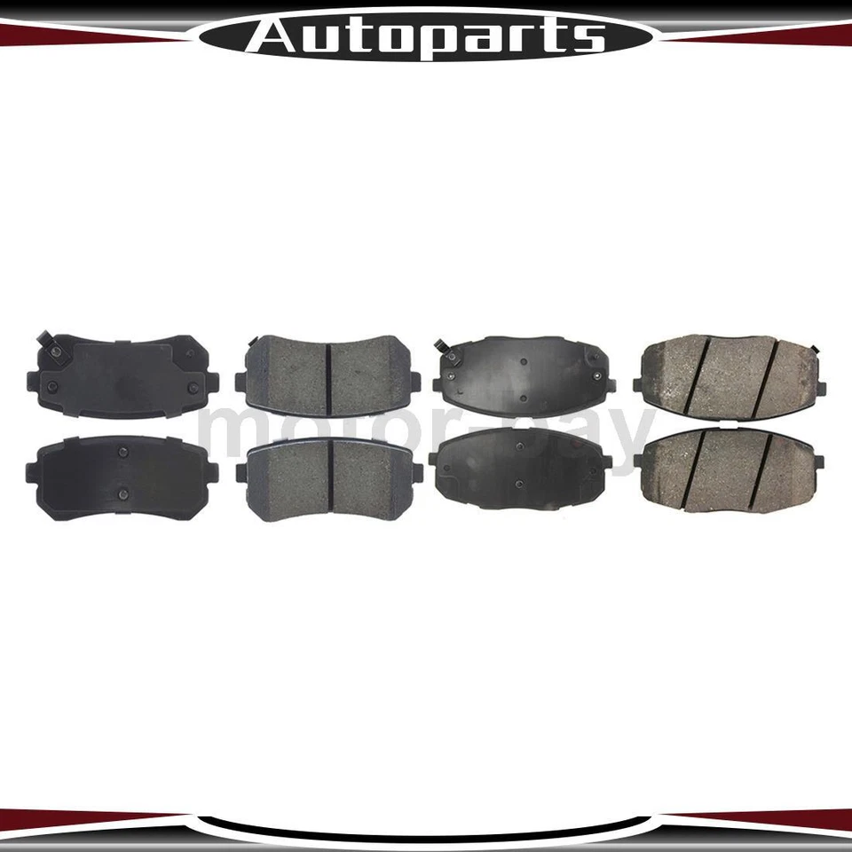 Pastillas de freno delanteras traseras de cerámica para Kia Forte Koup 2010 2011 2012 2013 Foto 1 de 4