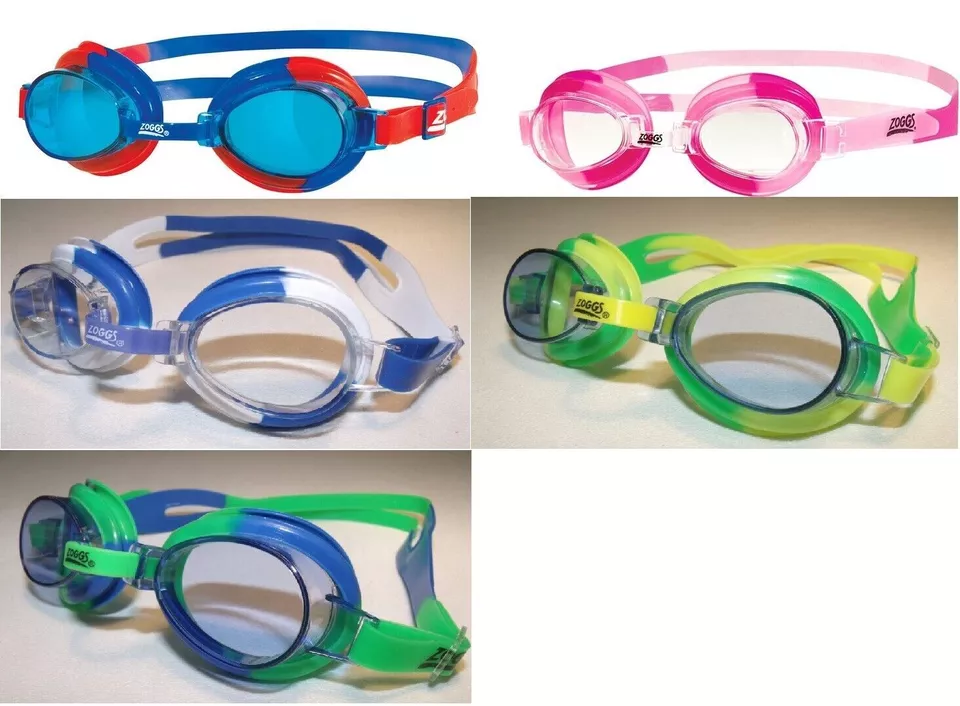 Zoggs Little Swirl 0-6 Years Childrens Swimming Goggles Anti Fog Adjust - Image 1 of 1